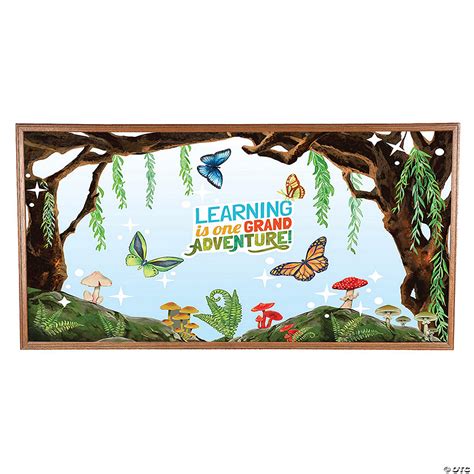 enchanted forest bulletin board|Enchanted Adventure Bulletin Board Set, 82 Pieces.